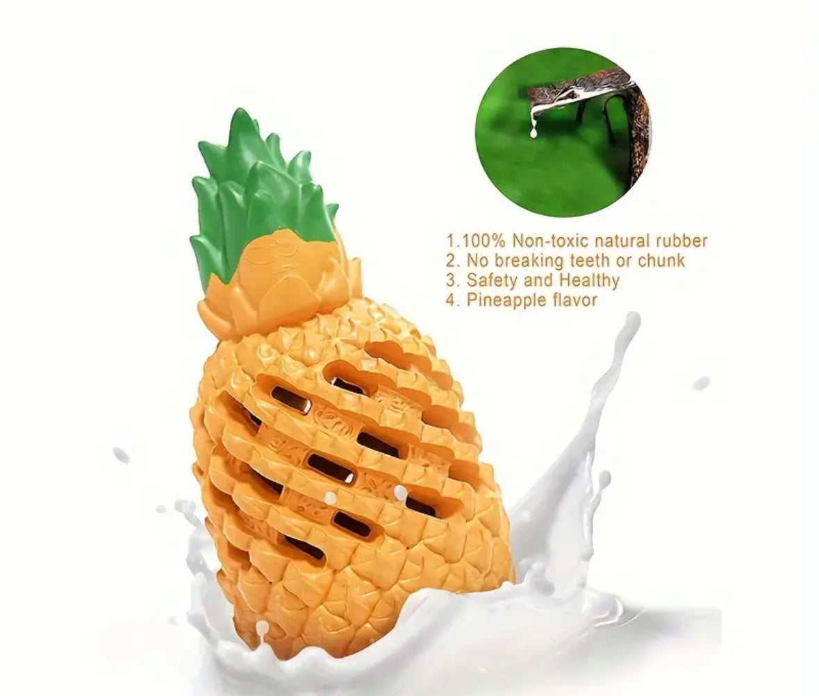 Pineapple Puppy/Dog Chew Toy - Perfect for Aggressive Chewers & Large Breeds!