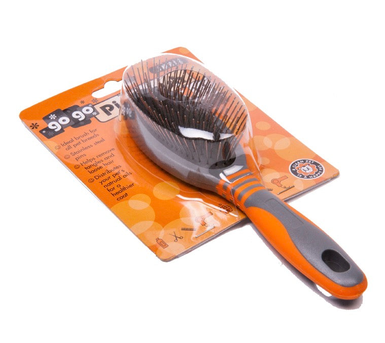 GO GO Puppy/Dog Grooming Pin Brush - A must have for Doodle Puppies!