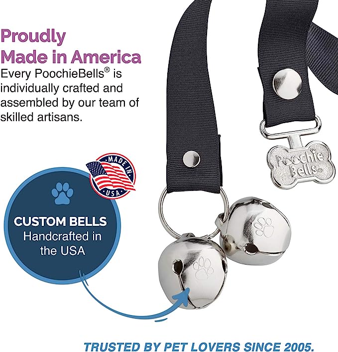 Poochie Bells - Premium Cotton Webbing