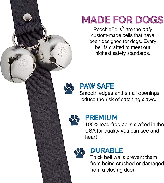 Poochie Bells - Premium Cotton Webbing