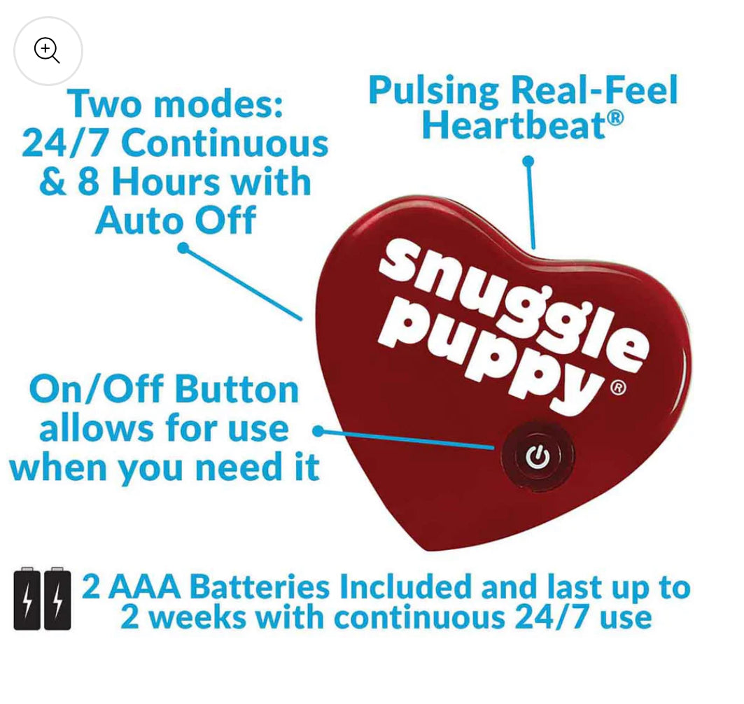 Golden Snuggle Puppy with Heartbeat