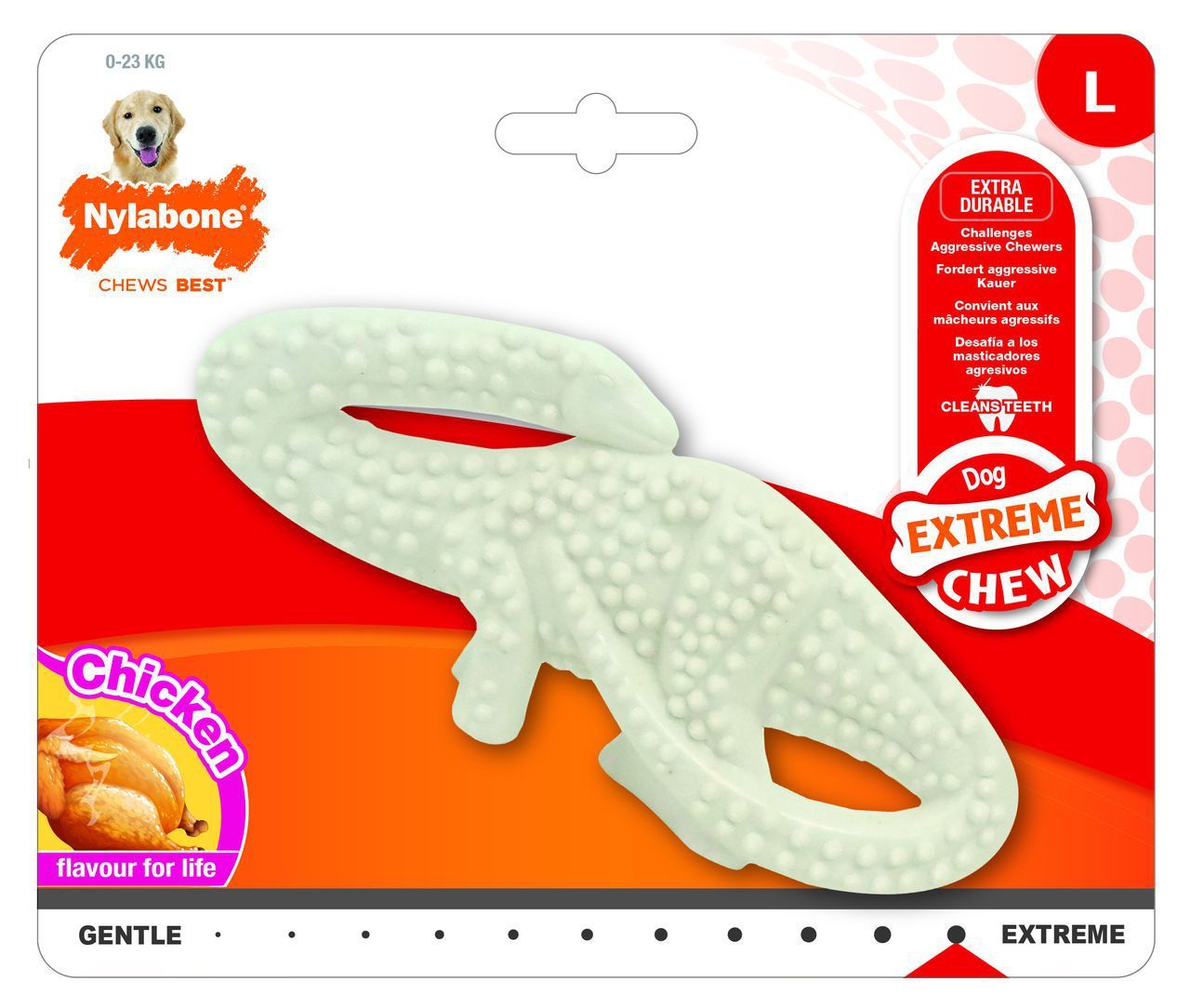 Nylabone Dental Dinosaur Chew Toy - Must have for teething puppies!
