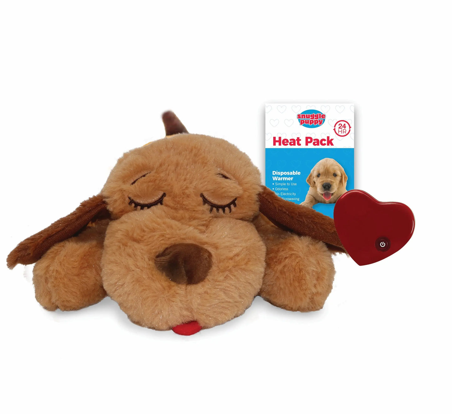 Golden Snuggle Puppy with Heartbeat