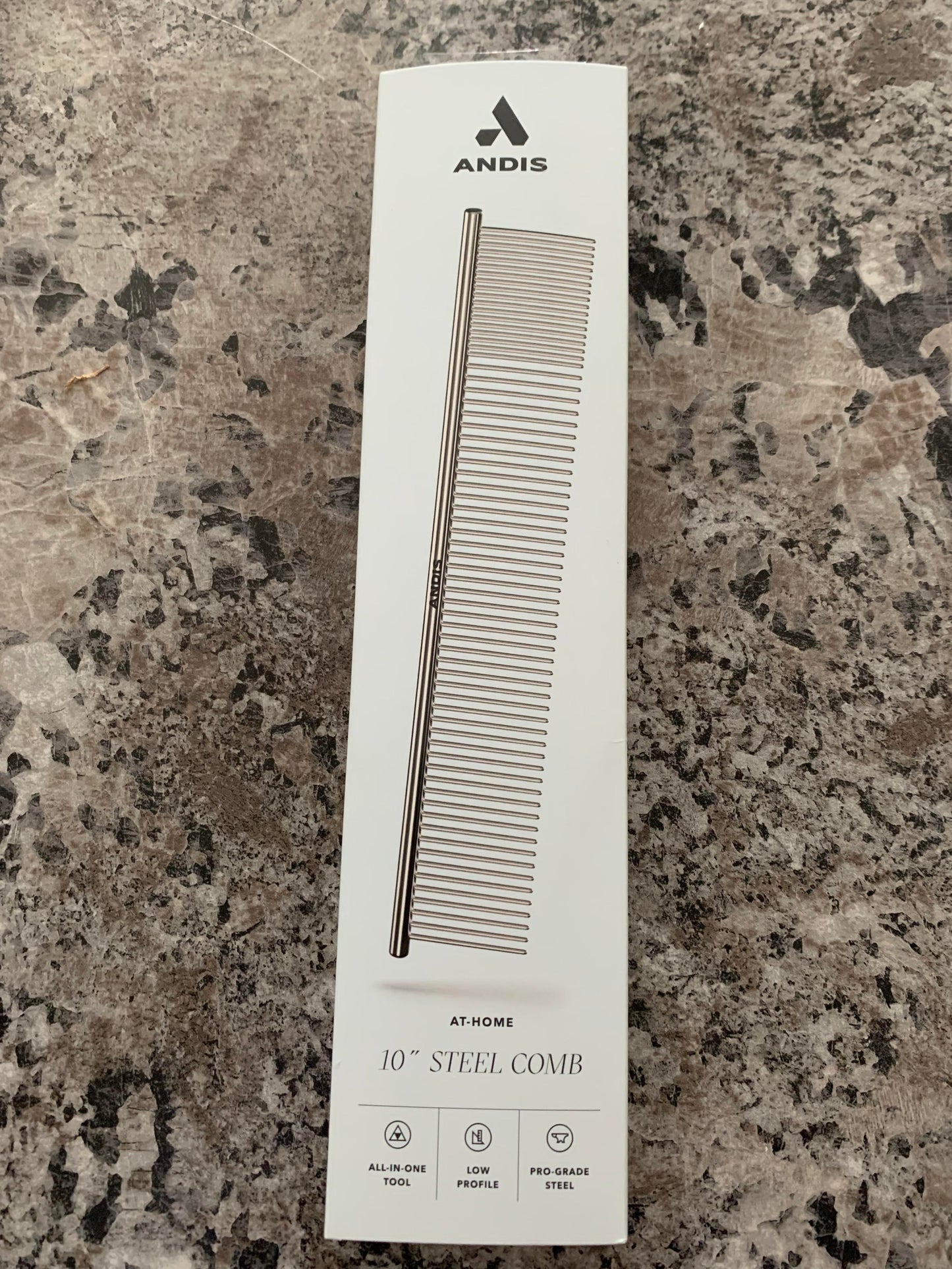 Andis Grooming Stainless Steel Comb - Must have for Doodles!