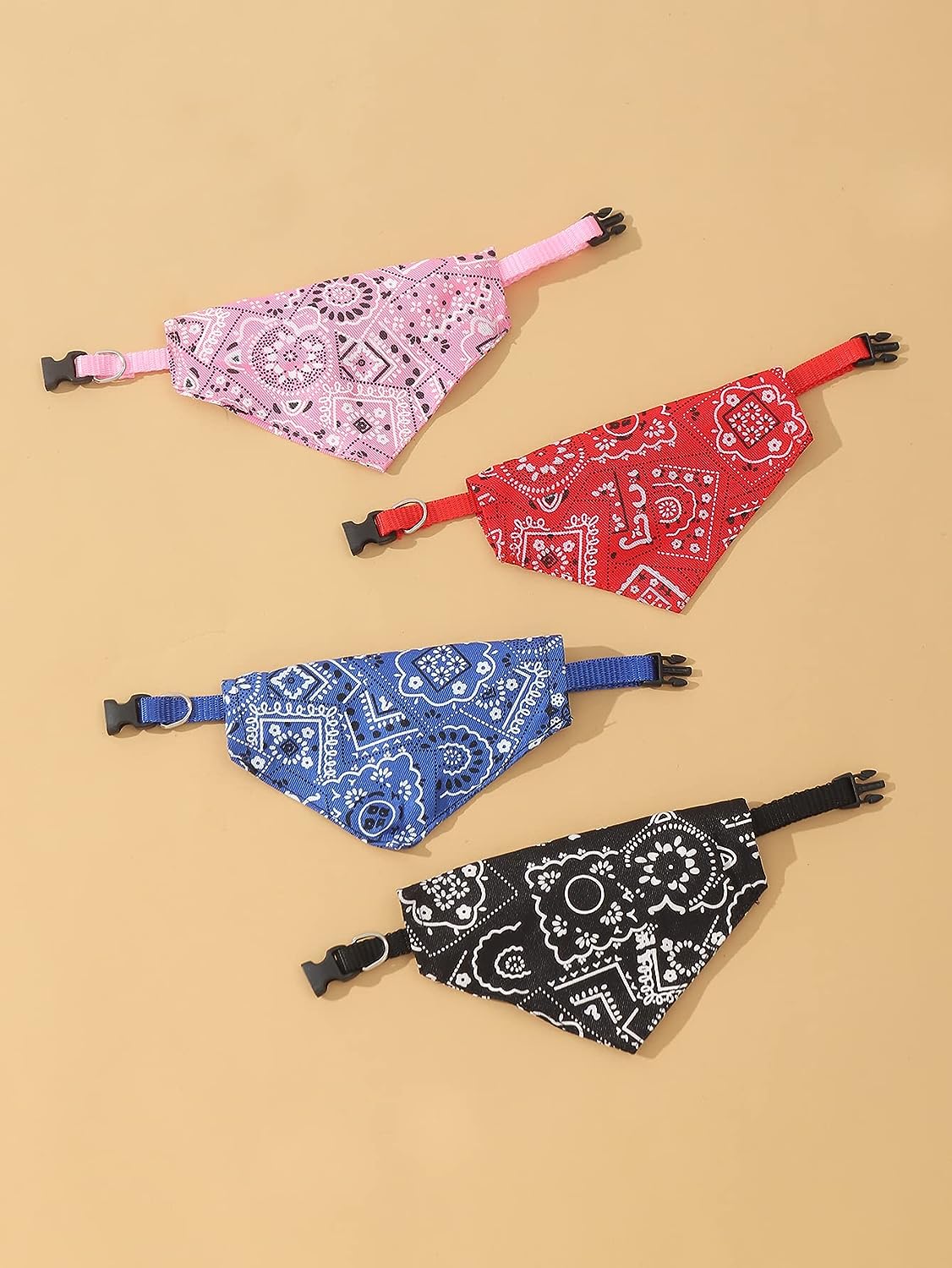 Dog / Puppy Bandana Collar Scarf - LOVE these! So easy to clip on and go!