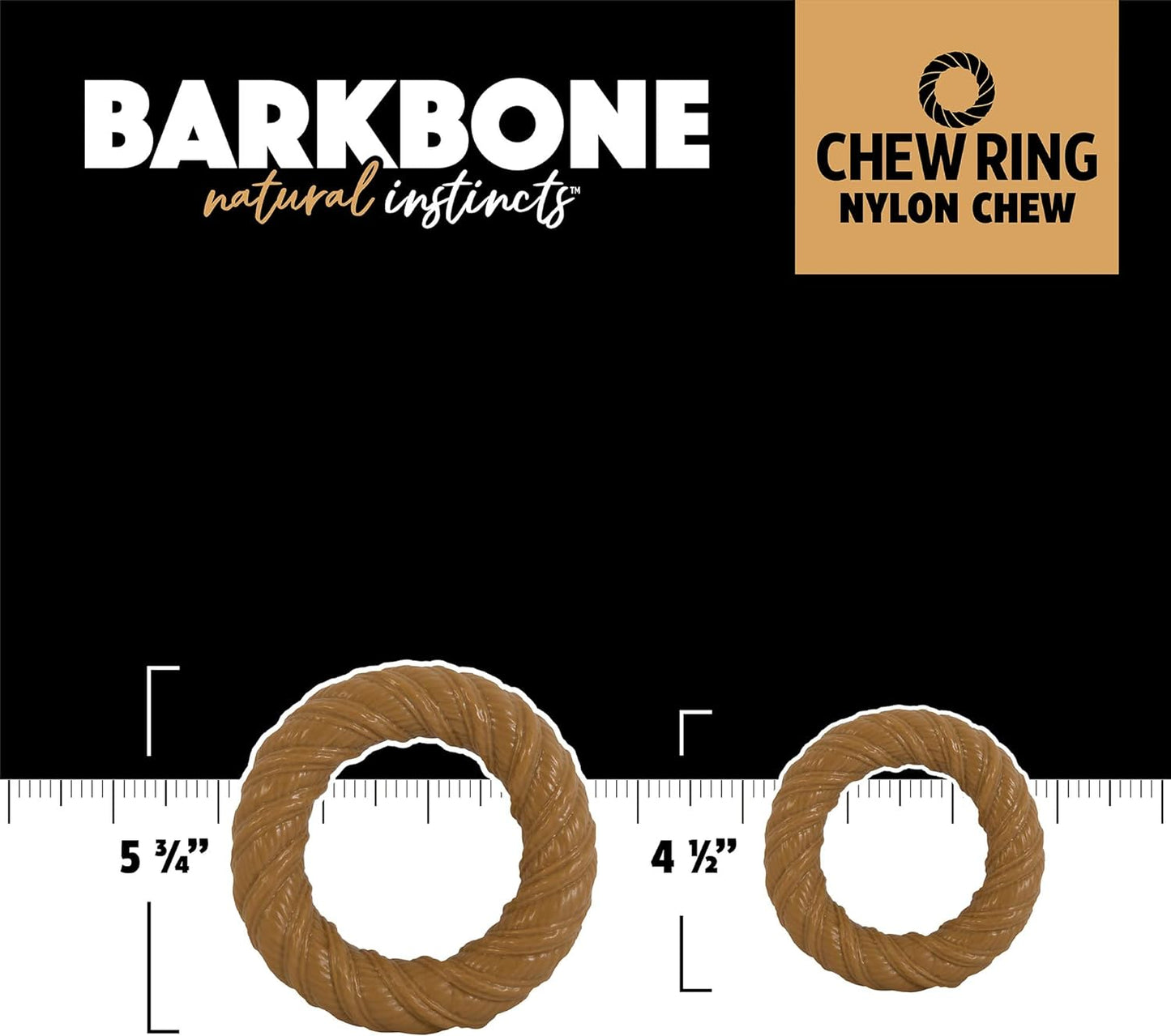BarkBone Natural Instincts Chew Ring for PUPPIES!!