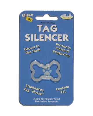 Lupine Rubber Tag Silencer - Bone Shaped