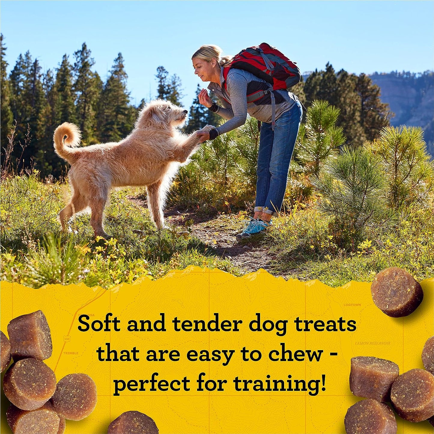 Zuke's Mini Naturals - Soft Peanut Butter & Oats - Dog Treats - #1 Recommended for training puppies!