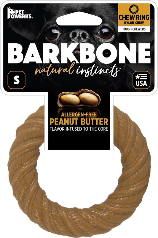 BarkBone Natural Instincts Nylon Chew Ring - CHOMP DOG BOUTIQUE