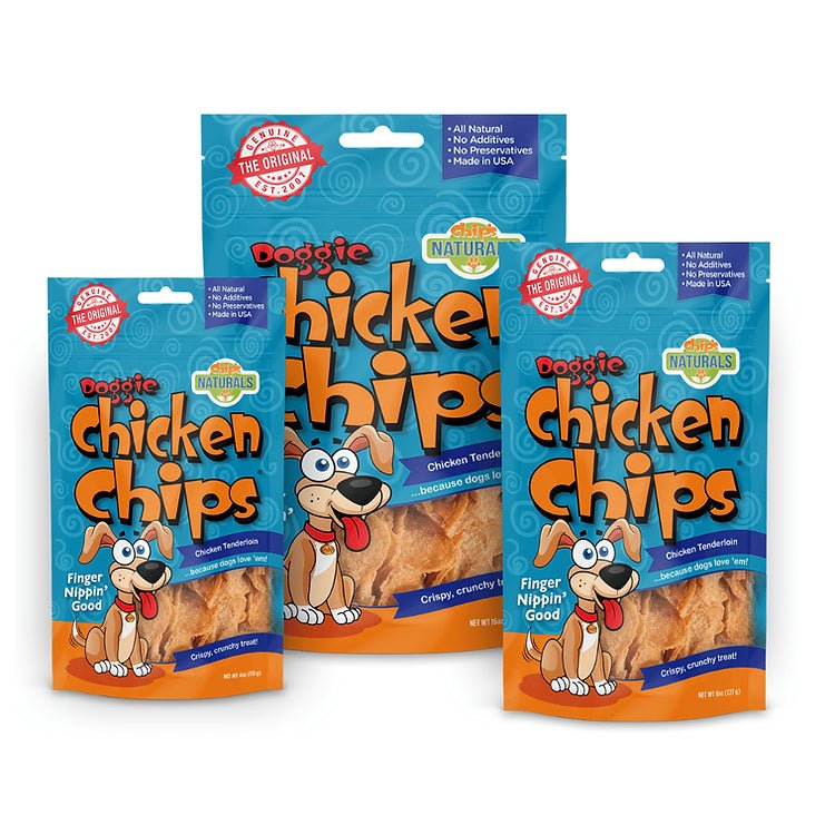 CHICKEN CHIPS! Made in NSB Florida! Dog Treats, Puppy Training Treats! - CHOMP DOG BOUTIQUE