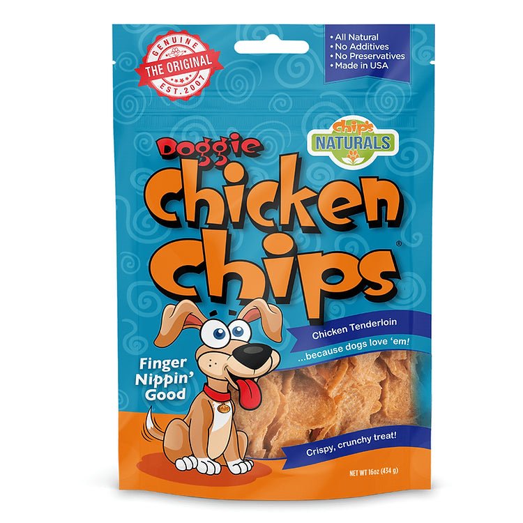 CHICKEN CHIPS! Made in NSB Florida! Dog Treats, Puppy Training Treats! - CHOMP DOG BOUTIQUE