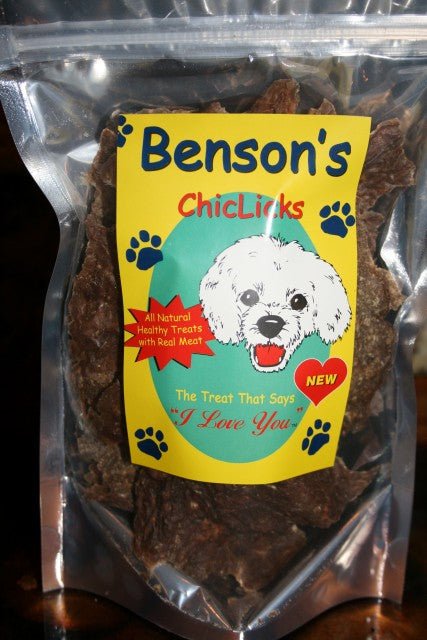 ChickLicks made by Benson's Canine Cookies (2.6oz) - CHOMP DOG BOUTIQUE