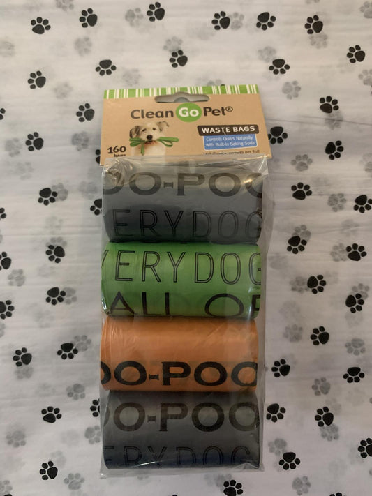 Clean Go Pet Replacement Waste Bags - 8 rolls - CHOMP DOG BOUTIQUE