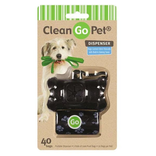 Dog Waste Bag Holder with 40 Bags - CHOMP DOG BOUTIQUE