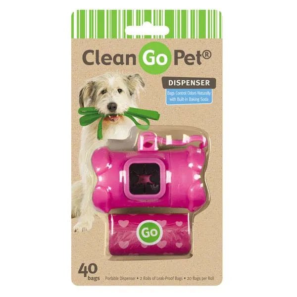 Dog Waste Bag Holder with 40 Bags - CHOMP DOG BOUTIQUE