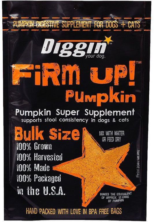 FIRM UP! - Pumpkin! A must have to get your dogs poop back to normal! All Natural! - CHOMP DOG BOUTIQUE
