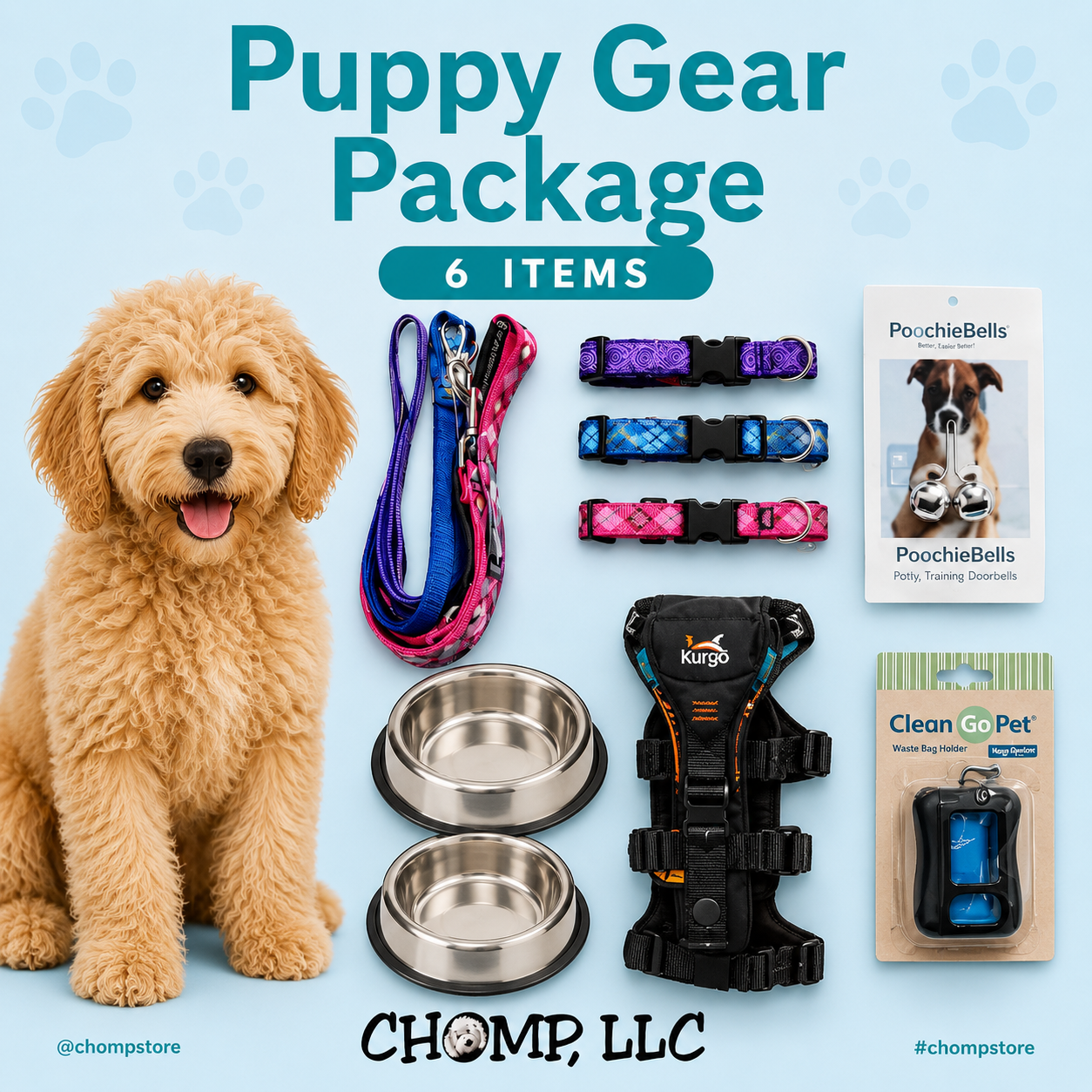 CHOMP’S Puppy Gear Package!
