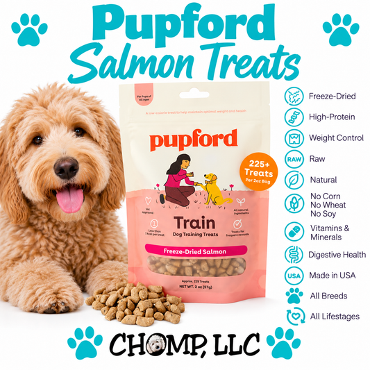 PUPFORD SALMON TREATS!! 225 Freeze Dried Treats in each 2oz bag!!