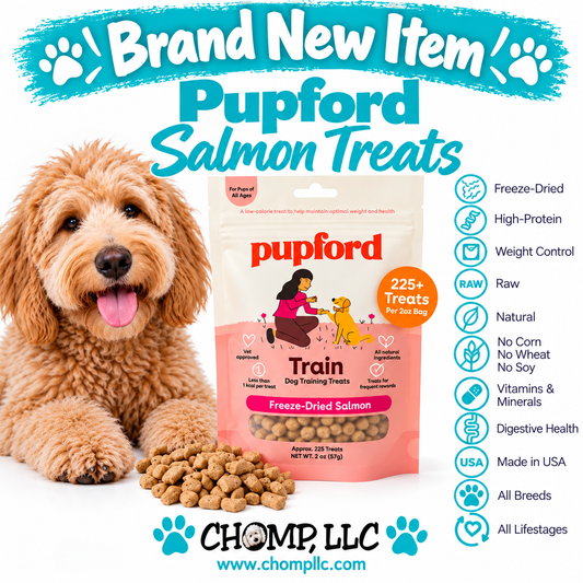 PUPFORD SALMON TREATS!! 225 Freeze Dried Treats in each 2oz bag!!