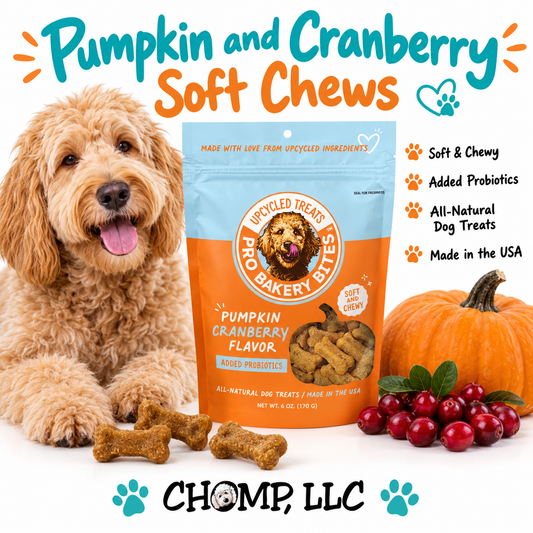 AG ALCHEMY SOFT, TINY PUMPKIN & CRANBERRY PROBIOTIC TRAINING TREATS! ADULTS OR PUPPIES! 6 OZ.