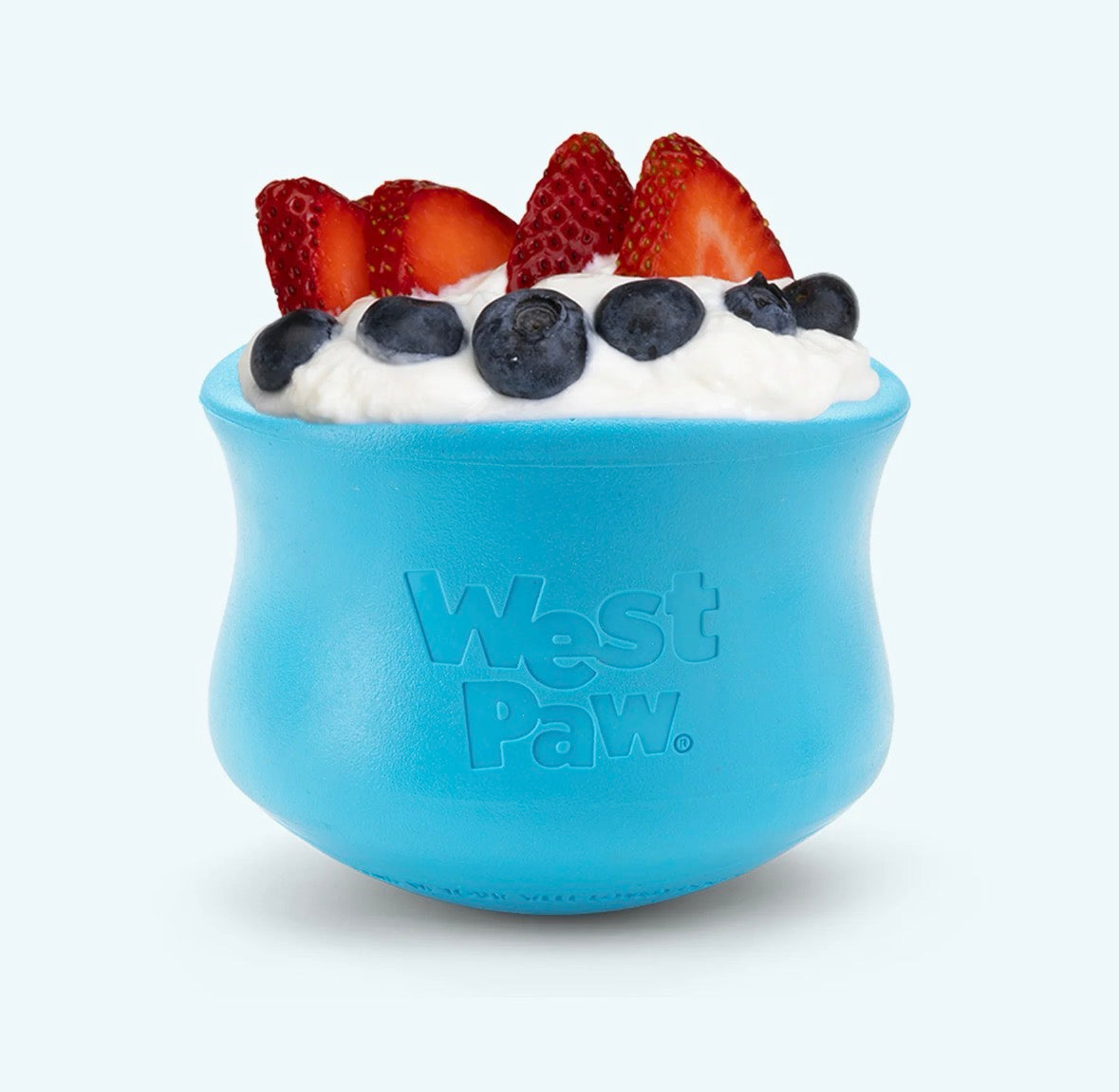 WEST PAW TOPPL!! Size Large, Great for Slow Feeding or Stuff N’ Freeze for a Busy Toy!!