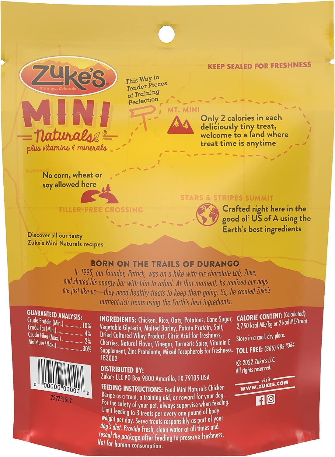 Zuke's Mini Naturals - Soft Chicken - Training Treats - #1 Recommended for puppies!