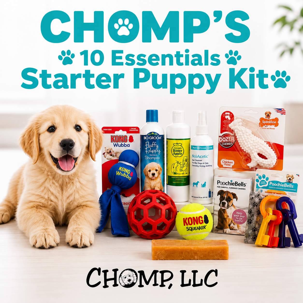 CHOMP’S Starter Puppy Kit - 10 Essential Items!