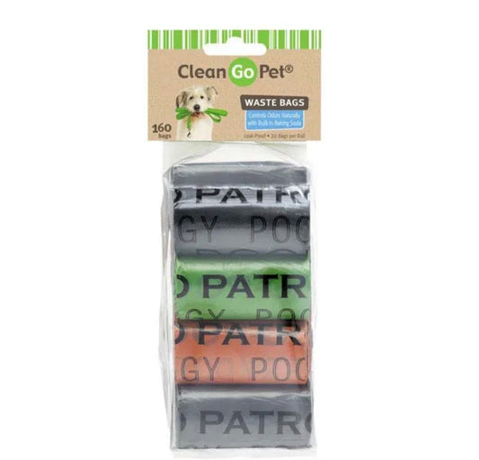 Clean Go Pet Funny Replacement Waste Bags - 8 rolls