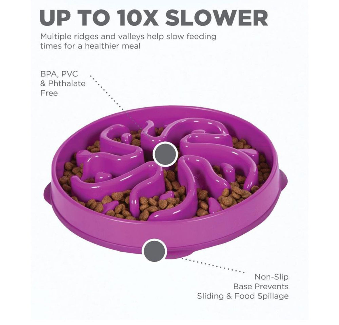 Outward Hound's SLOW FEEDER BOWL