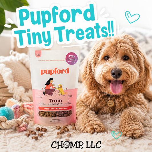 PUPFORD Freeze Dried Beef Liver Training Treats!! Over 475 treats in one bag!!