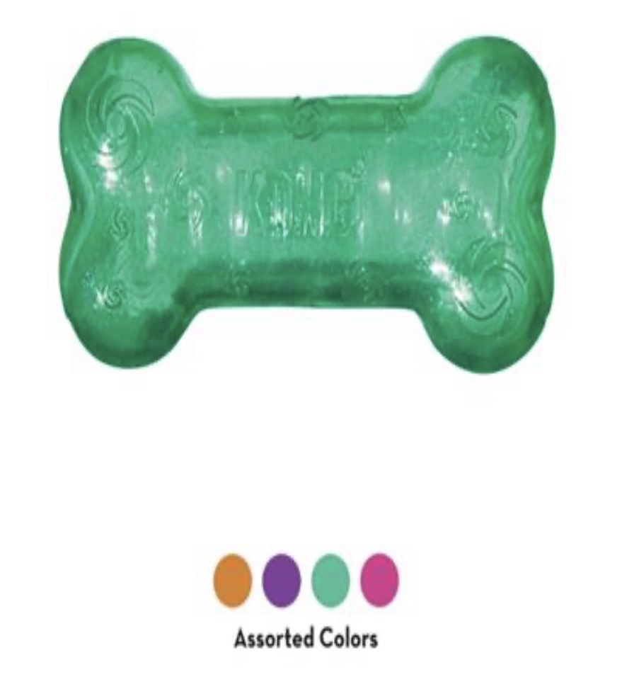 KONG SQUEEZZ CRACKLE BONE!! Pups and Adult Dogs Love This Toy!!