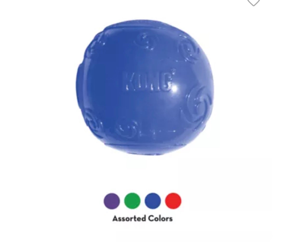 KONG Squeezz Ball Dog and Puppy Toy - Large - Squeaks and Bounces!!