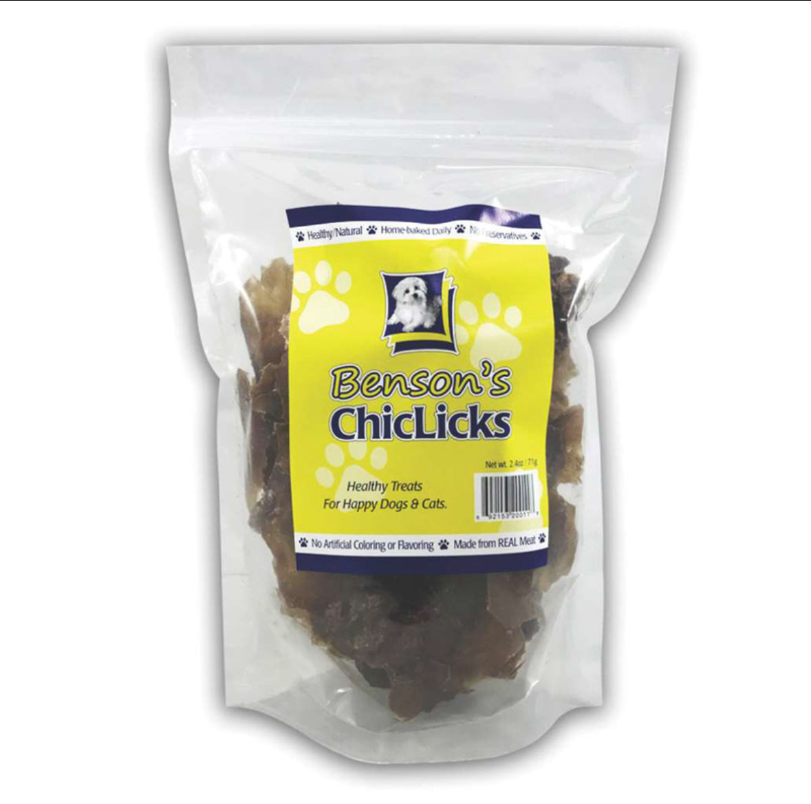 ChickLicks made by Benson's, Freeze Dried Gizzards, High Value!! (2.6oz)