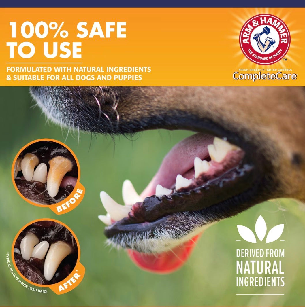 ARM & HAMMER Complete Care Dog Toothpaste!! Recommended by Moss Creek’s Groomer!!