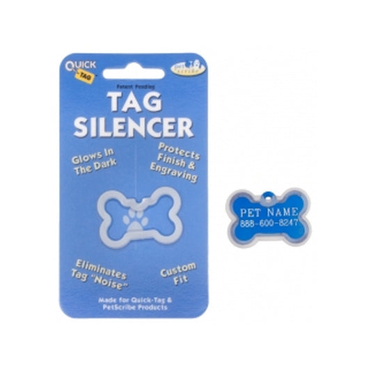 Lupine Rubber Tag Silencer - Bone Shaped