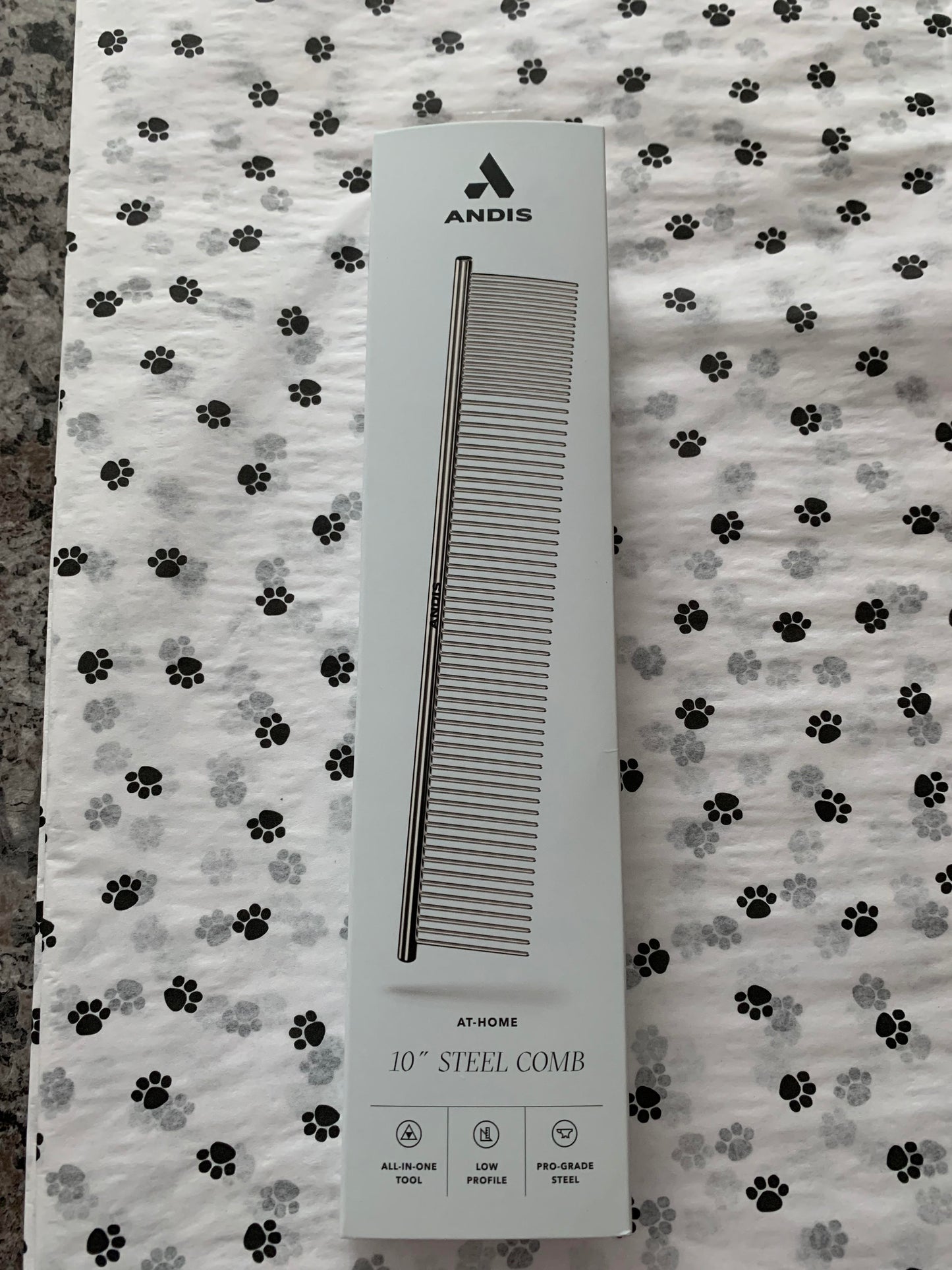Andis Grooming Stainless Steel Comb - Must have for Doodles!
