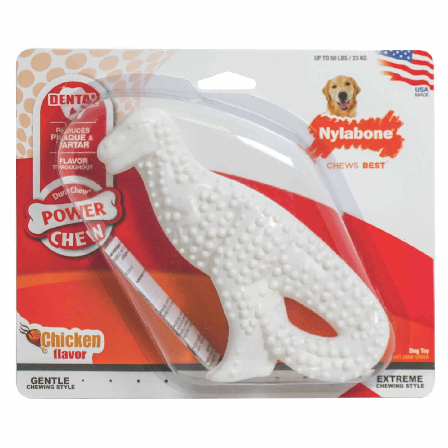 Nylabone Dental Dinosaur Chew Toy - Must have for teething puppies!