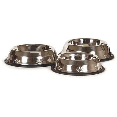 Stainless Steel Non Slip - 24 oz/ 1 Qt bowls - SET OF 2!
