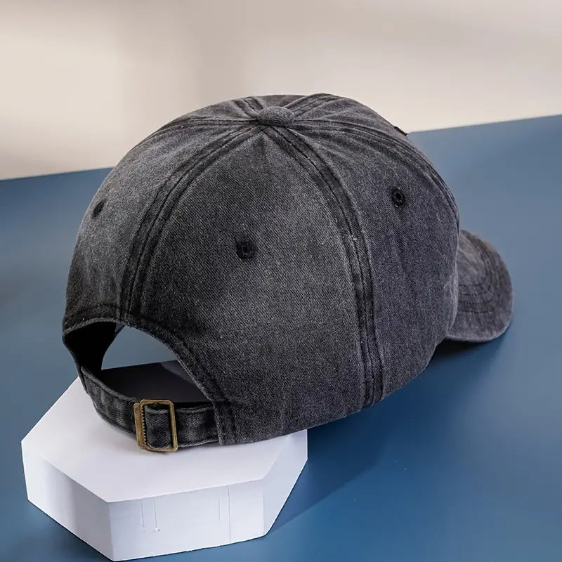 Embroidered LIFE IS GOLDEN WITH A DOODLE - Black Adjustable Hat - Adorable!