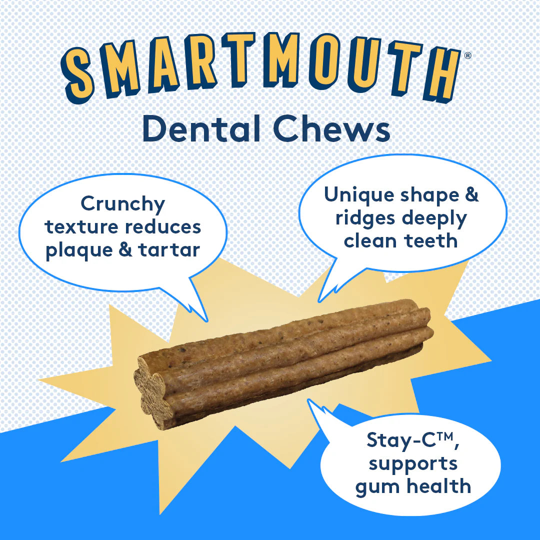 Smartmouth Dental Chews for DOGS!! 28 CT - XLARGE!!!